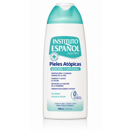 Loción Corporal Piel Atópica Instituto Español 300 ml | Hidratación Ligera y Alivio Diario