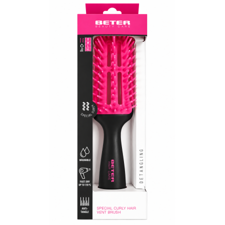 Cepillo Desenredante Deslia Special Curly Hair Beter | Cabello Rizado y Ondulado
