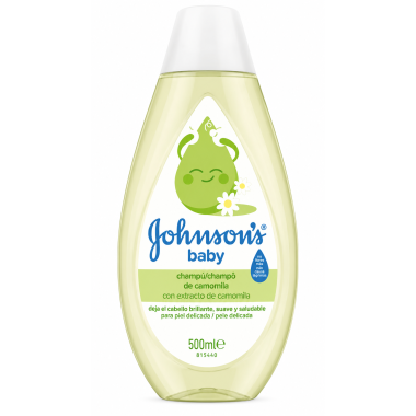 Champú de Camomila Johnson's Baby 500 ml | Cabello Suave, Brillante y Fácil de Peinar