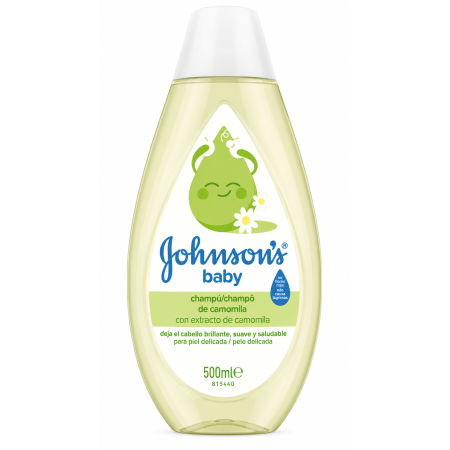 Champú de Camomila Johnson's Baby 500 ml | Cabello Suave, Brillante y Fácil de Peinar