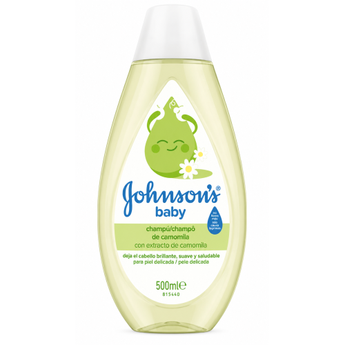 Champú de Camomila Johnson's Baby 500 ml | Cabello Suave, Brillante y Fácil de Peinar