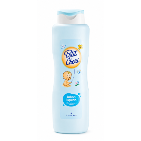 Jabón Líquido Petit Cheri con Extractos Lácteos Pack 3 x 750 ml | Limpieza Suave e Hidratación para la Delicada Piel del Bebé