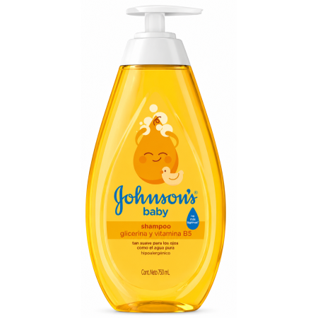 Champú Johnson’s Gold 750 ml – Cabello Suave y Brillante | Johnson's Baby