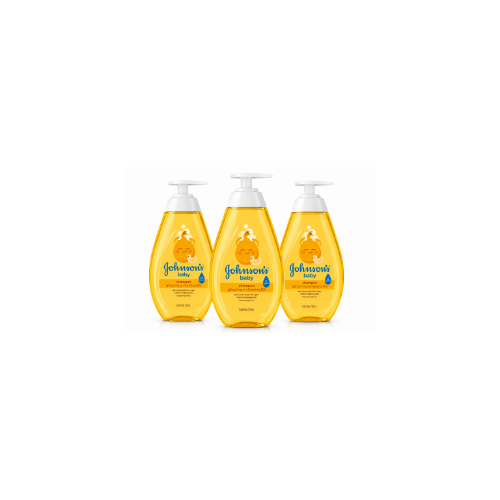 Champú Johnson's Baby Gold Pack Ahorro 3 x 750 ml | Cabello Suave, Brillante y Fácil de Peinar para Toda la Familia