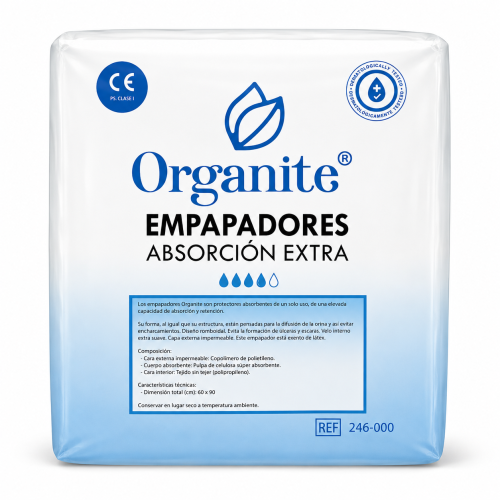 Organite Empapadores 5 Capas 60x90 cm (4x30) 120 uds| Máxima Absorción, Protección y Antifugas