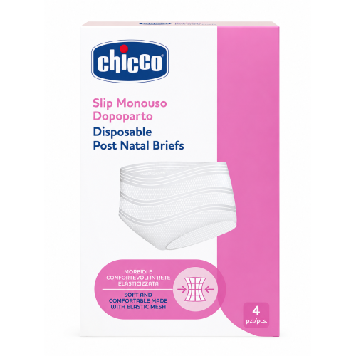 Braguitas Postparto de Malla Monouso Mammy Chicco | Talla Única | Pack 4 Unidades