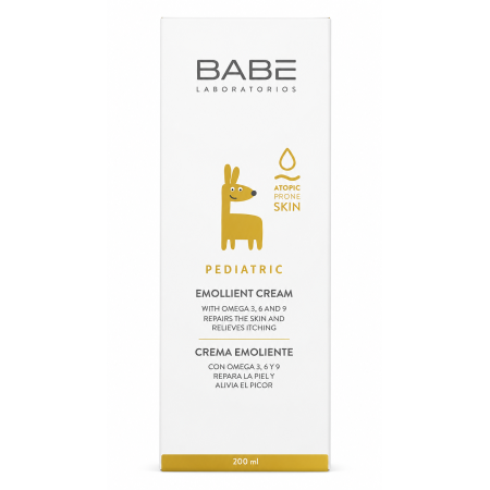 Crema Emoliente Pediátrica BABÉ 200 ml | Piel Atópica, Muy Seca y Sensible