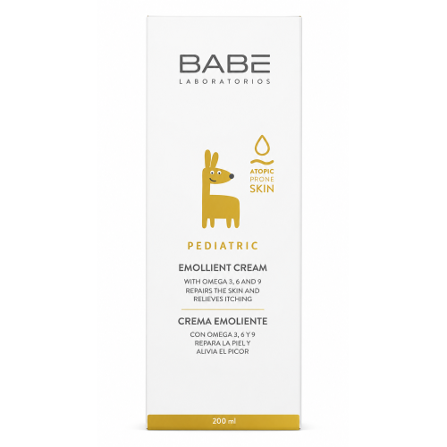 Crema Emoliente Pediátrica BABÉ 200 ml | Piel Atópica, Muy Seca y Sensible
