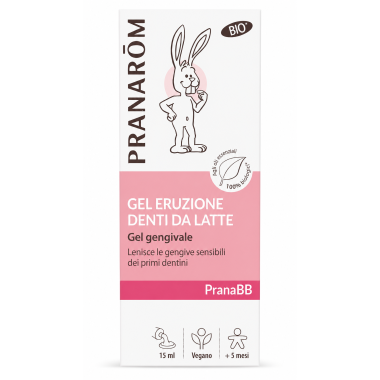 Gel de Erupción Dental PranaBB Pranarôm Bio 15 ml | Calma las Encías del Bebé desde los 5 Meses
