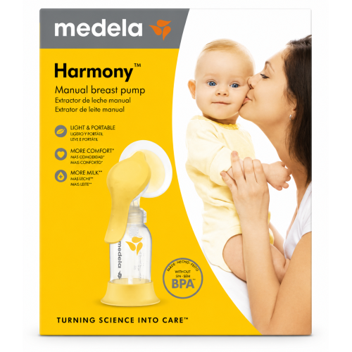 Extractor de leche manual Harmon y Flex. Medela