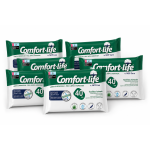 Comfort Life Toallitas Húmedas para Adultos Pack 6 x 40 Unidades | 240 Toallitas Extra Grandes 22x33 cm con Aloe Vera