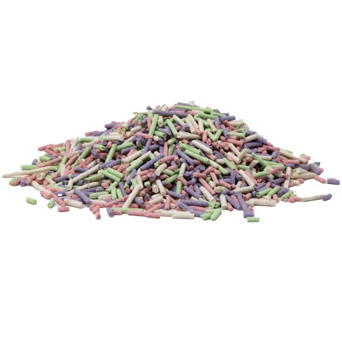 TofuSan Tutti-Frutti Lecho Vegetal de Tofu 7,5 kg | Arena para Gatos Ultra Aglomerante, Biodegradable y Sin Polvo