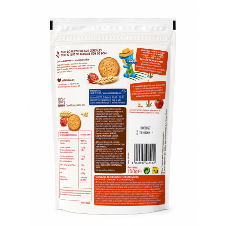 Nestlé PequeCrackers Tomate BIO 100 g – Desde 12 Meses