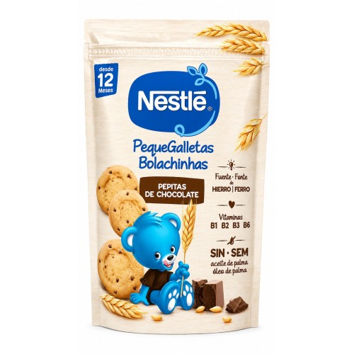 Nestlé PequeGalletas con Pepitas de Chocolate 150 g – Desde 12 Meses