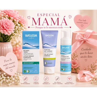 Pack Super Ahorro Especial Mamá Weleda | Rutina Facial Completa Limpieza, Equilibrio y Luminosidad