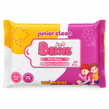 Bekyds Toallitas Húmedas 20 Uds – Formato Práctico para Llevar a Todas Partes