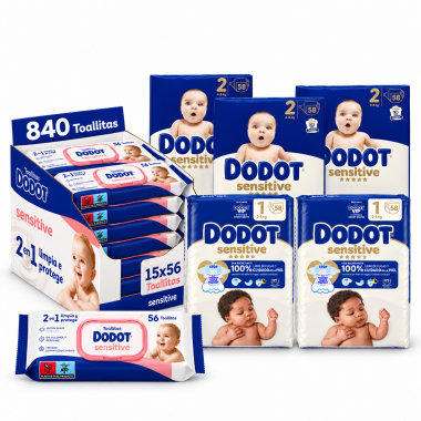 Pack Súper Ahorro Dodot Sensitive ★ OFERTA ★
