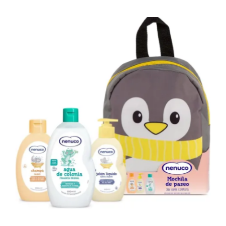 Pack Súper ahorro bebé Dodot Sensitive + Nenuco + toallitas 840 uds + cambiador + Regalo Mochila