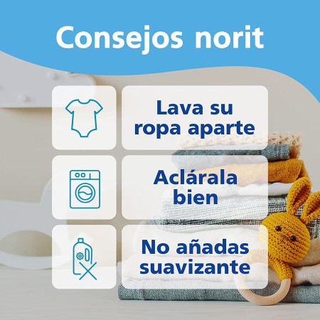 Pack Ahorro Norit Complet – 3 Geles Detergentes de 1.800 ml | Hasta 108 Lavados