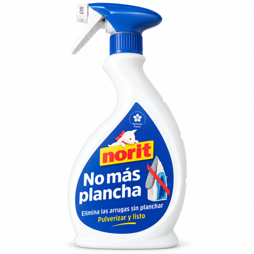 Norit No Más Plancha Spray 500 ml para eliminar las arrugas sin utilizar la plancha.