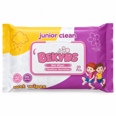 Toallitas Húmedas BEKYDS Junior Clean – 20 unidades