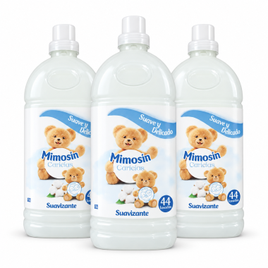 Pack 3 Mimosín Caricias Suavizante para Ropa de Bebé – 132 Lavados