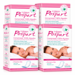 Pack 4 Indasec Pospart Primeros Días (4 x12 ) 48 Compresas de Algodón 100 %
