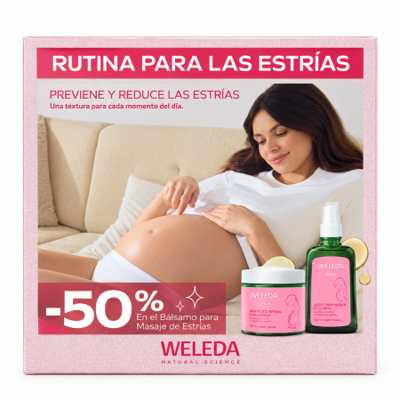 Set Weleda Rutina para las Estrías – Bálsamo 150 ml + Aceite de Masaje 100 ml