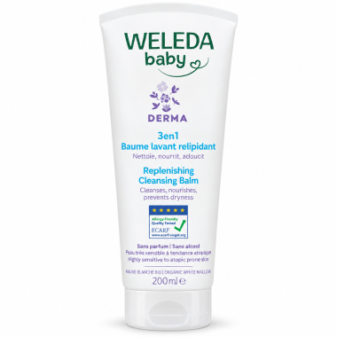 Weleda Baby Derma Bálsamo Limpiador 3 en 1 para Piel Atópica del Bebé – 200 ml Novedad