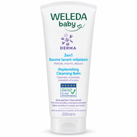Weleda Baby Derma Bálsamo Limpiador 3 en 1 para Piel Atópica del Bebé – 200 ml Novedad