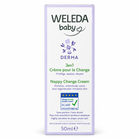 Weleda Baby Derma Crema Pañal 3 en 1 para Piel Atópica – 50 ml Novedad