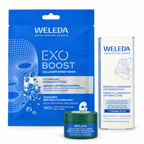Novedad Cofre Protocolo Antimanchas Weleda – Sérum 30 ml + Crema y Mascarilla de Regalo