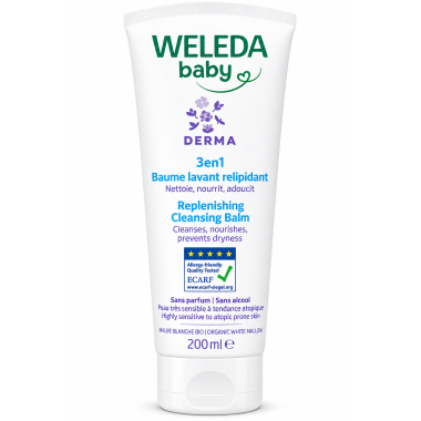 Weleda Baby Derma Bálsamo Limpiador 3 en 1 para Piel Atópica del Bebé – 200 ml Novedad