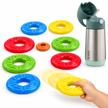 Juego de petanca infantil Chicco con botella térmica b.box – Pack de juego y diversión al aire libre para niños.