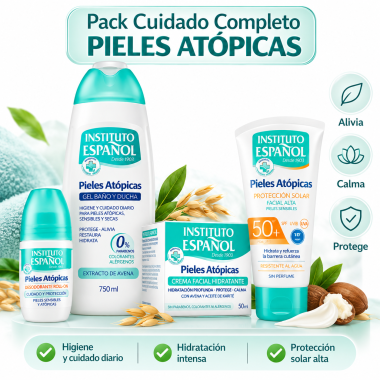 Pack Súper Ahorro Instituto Español Piel Atópica | Cuidado Completo para Toda la Familia