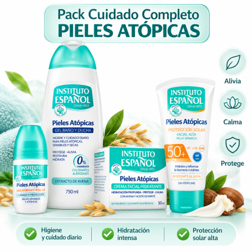 Pack Súper Ahorro Instituto Español Piel Atópica | Cuidado Completo para Toda la Familia