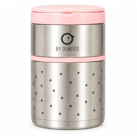 Termo Sólidos Olmitos Dots Papillero Acero Inoxidable Bebé