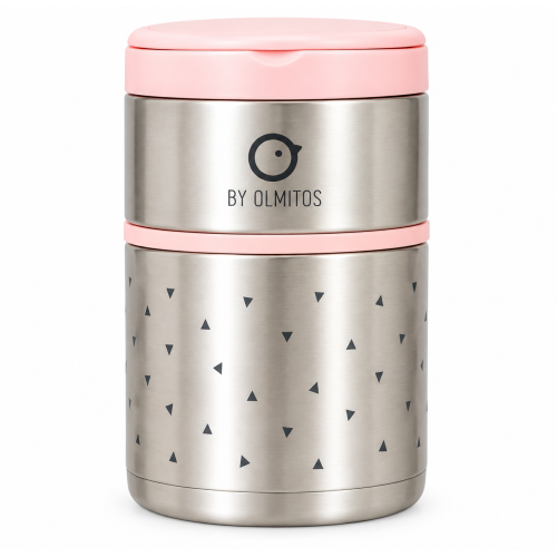 Termo Sólidos Olmitos Dots Papillero Acero Inoxidable Bebé