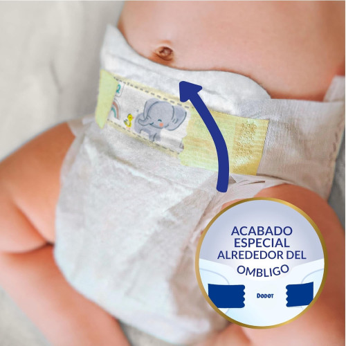 Pañales Dodot Sensitive Talla 2 (4-8 kg) 116 Unidades – Nuevo Cintura Flex & Protect con barrera STOP
