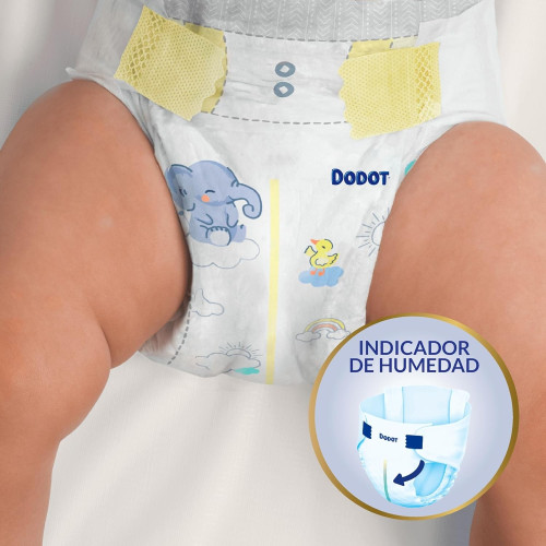 Pañales Dodot Sensitive Talla 2 (4-8 kg) 116 Unidades – Nuevo Cintura Flex & Protect con barrera STOP