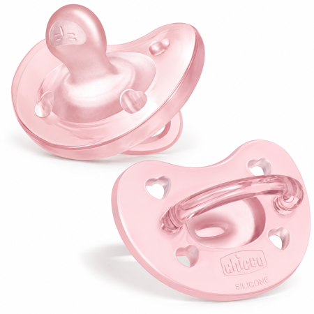 Chicco PhysioForma Soft Chupetes de Silicona 2-6 Meses – Pack 2 Unidades