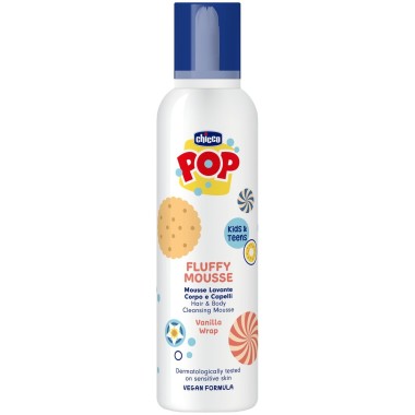 Espuma Cuerpo y Cabello Vainilla Chicco 200 ml | Más Pañales