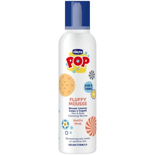 Espuma Cuerpo y Cabello Vainilla Chicco 200 ml | Más Pañales