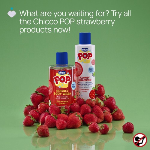 Chicco POP Gel de Baño Fresa 300 ml | Comprar Online