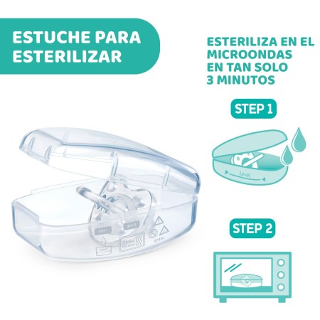 Chupete Chicco 100% Silicona PhysioForma Dual Soft 0-2 Meses – Verde – 1 Unidad