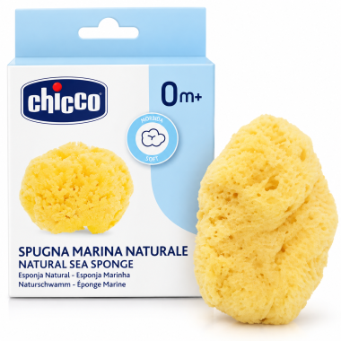 Esponja de Baño Marina Chicco – Limpieza suave y natural para la piel del bebé