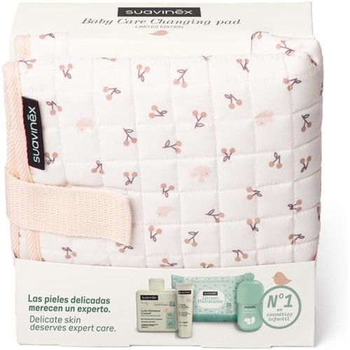 Cambiador Suavinex Baby Care Birdies Rosa | Más Pañales