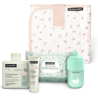 Cambiador Suavinex Baby Care Birdies Rosa | Más Pañales