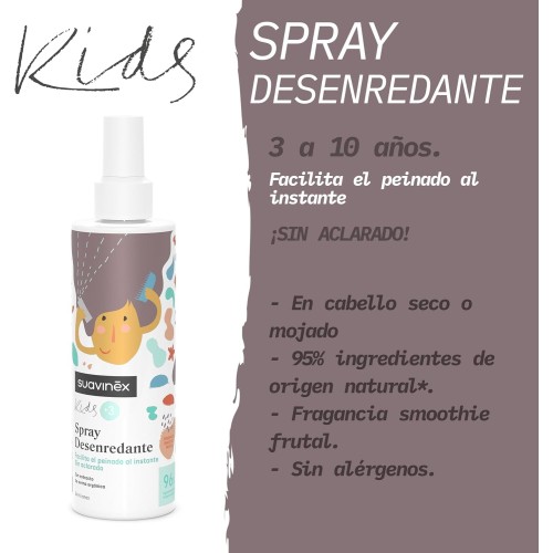 Suavinex Kids Spray Desenredante 250 ml | Más Pañales