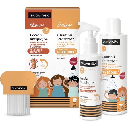 Set Antipiojos Suavinex Loción + Champú | Más Pañales
